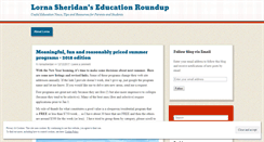 Desktop Screenshot of educationroundupnational.com